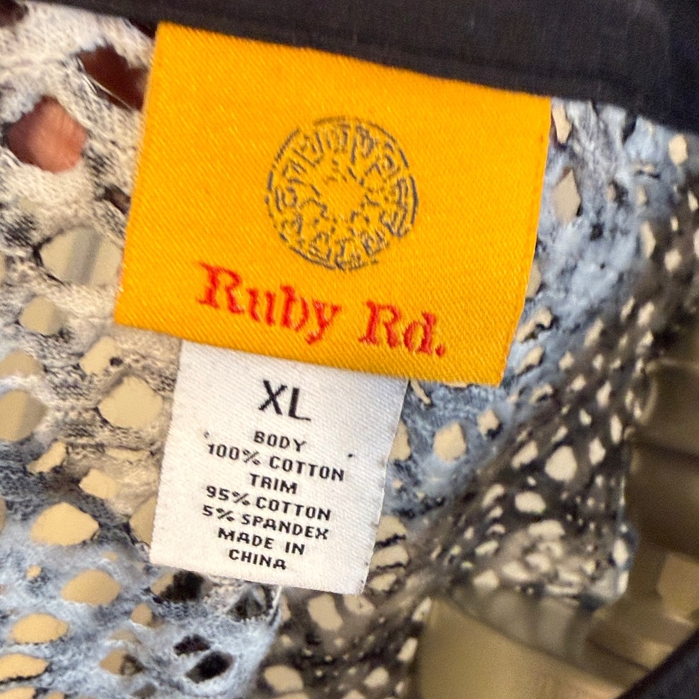 Ruby Rd. Black and White Bomber Jacket - Picture 3 of 8